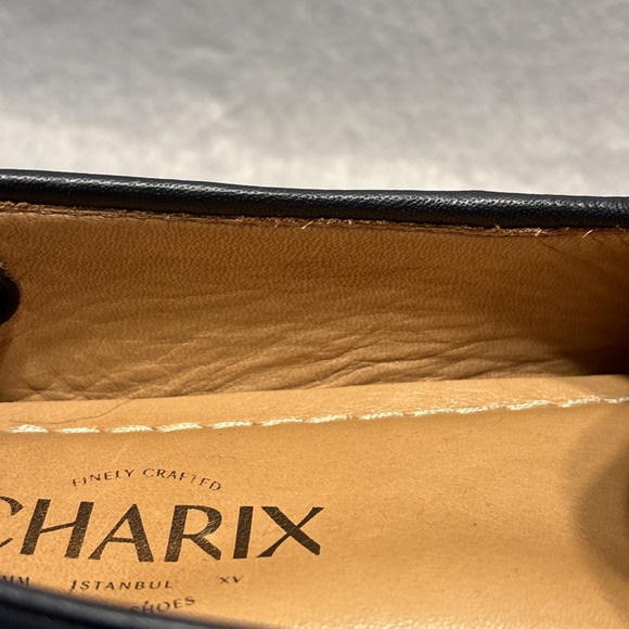 Charix Artistan Loafer Flats Black Leather Slip On Women's Size 36 EU/5.5 US - Picture 14 of 16
